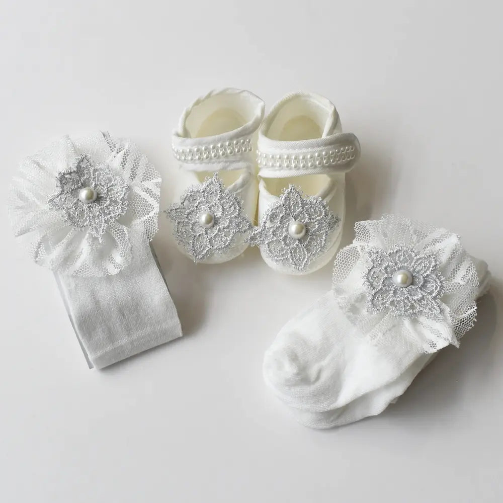 Baby Bliss Baby Shoes Set-3