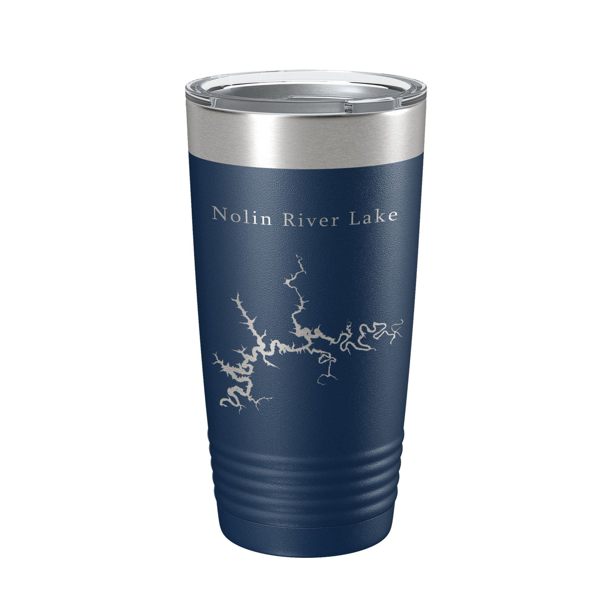 Nolin River Lake Map Tumbler Travel Mug Insulated Laser Engraved Coffee Cup Kentucky 20 oz-2