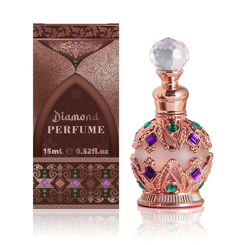 Women's floral perfume bottle featuring a fresh long-lasting liquid fragrance in sleek elegant packaging — view 4