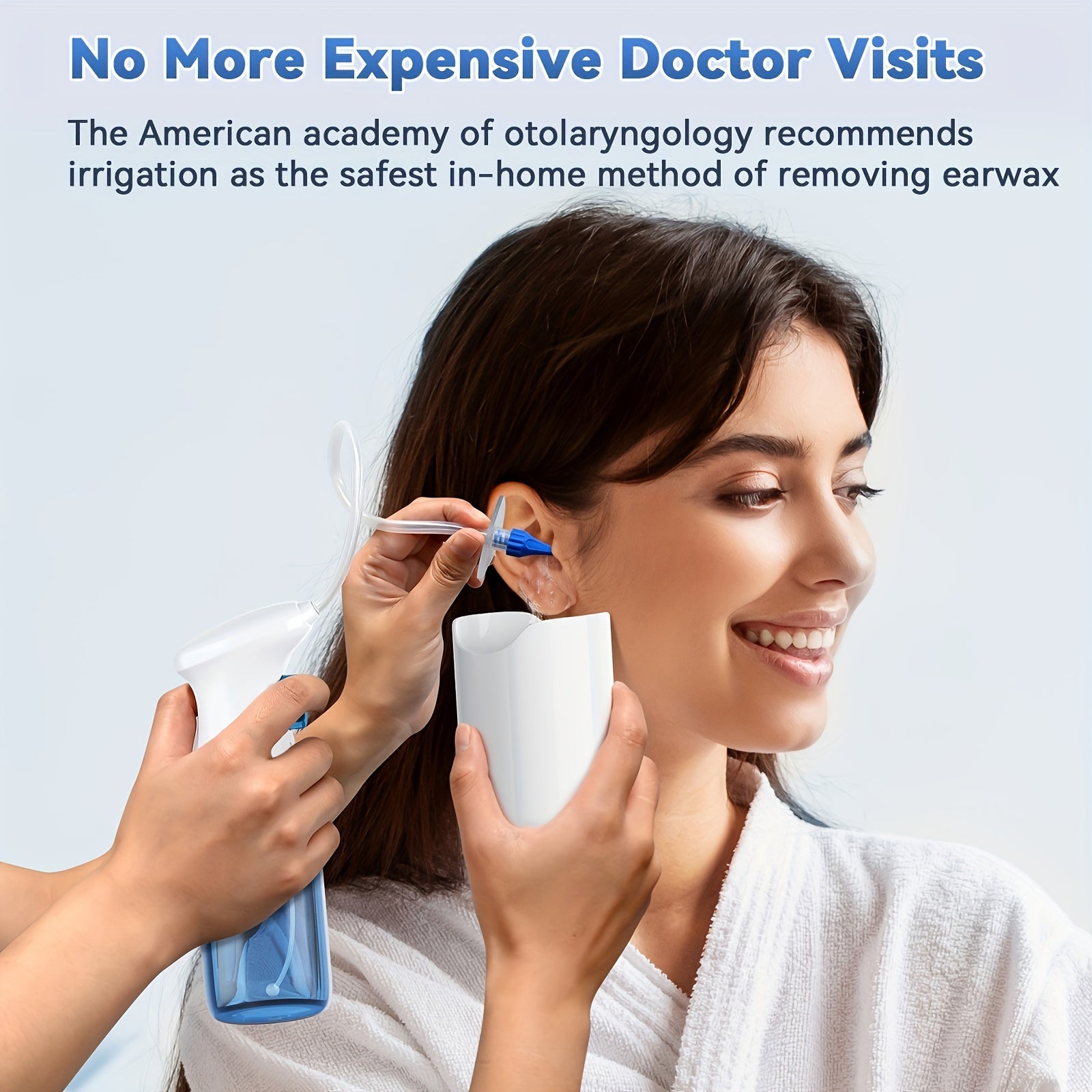 Wireless ear camera cleaner wand with interchangeable soft silicone scoops and charging accessories — view 4