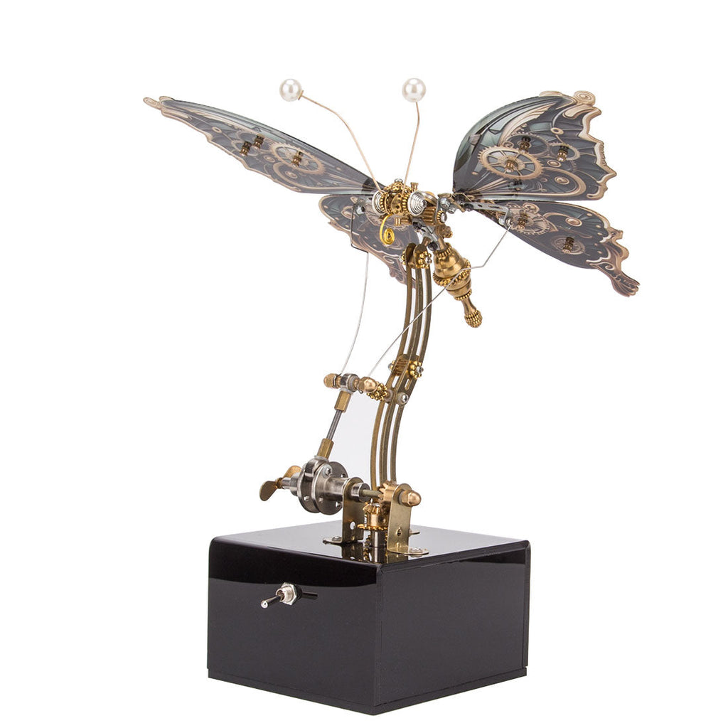 Dynamic Butterfly with Music Box (Grey)-0