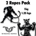 2 Heavy Ropes Pack (1 kg + 1.25 kgs) STRONGER FLOW-0
