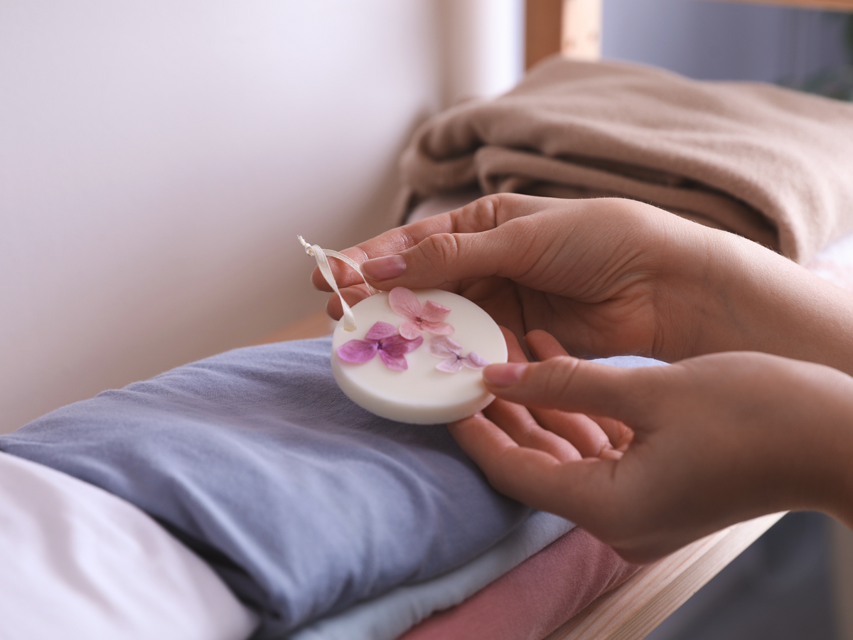Botanical Wax Sachet – Spa & Relaxation | Calming Closet & Drawer Scents-0