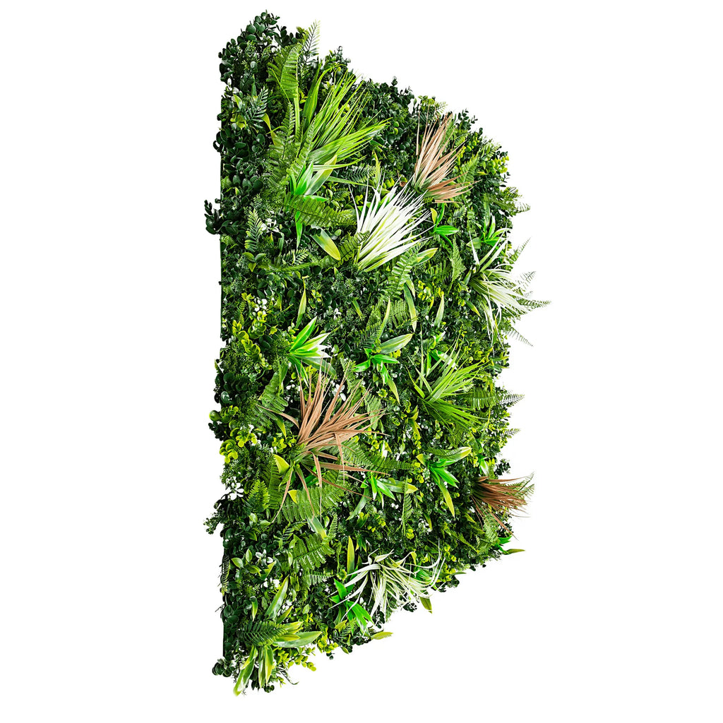 Wild Tropics Artificial Vertical Garden Green Wall Panel 40×40in 11 SQ FT – UV Resistant – Commercial Grade-2