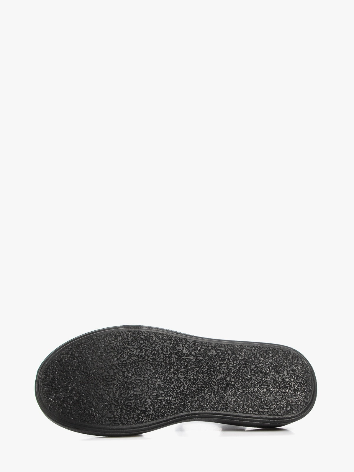 Women's genuine leather black sandals featuring a sleek minimalist design and durable synthetic fiber sole. — view 4