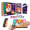 Coloring with clay set by numbers FOX-0