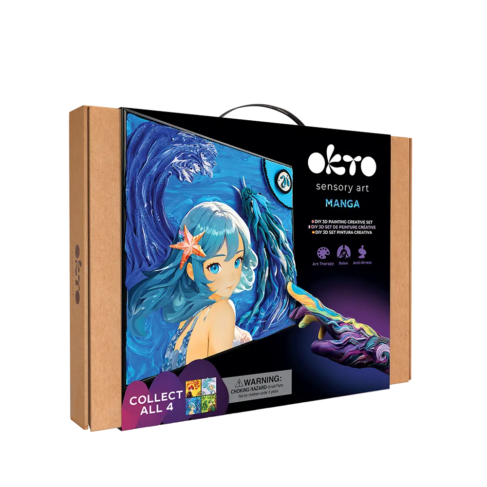 DIY 3D Painting set "MANGA" Water-2