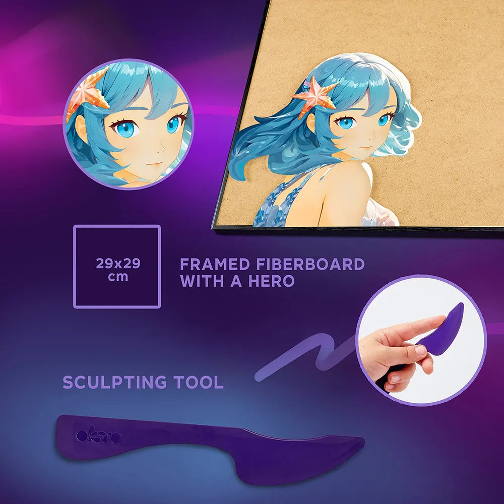 DIY 3D Painting set "MANGA" Water-3