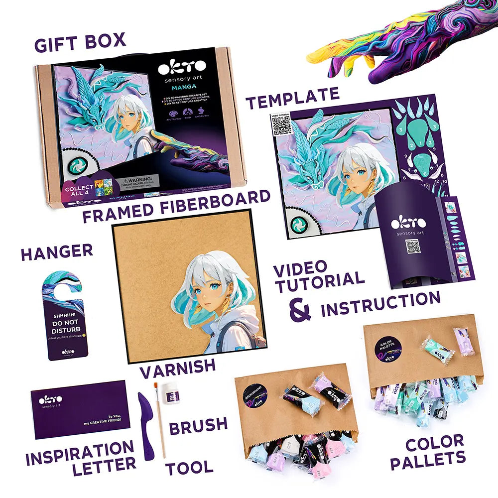 DIY 3D Painting set "MANGA" Air-1