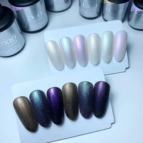 Luxio - Effects Purple Shimmer Top Gel, 15ml-2
