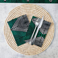 Set of 4 | 8 Napkins | 40x40cm | Ankara Wax, 100% Cotton-0