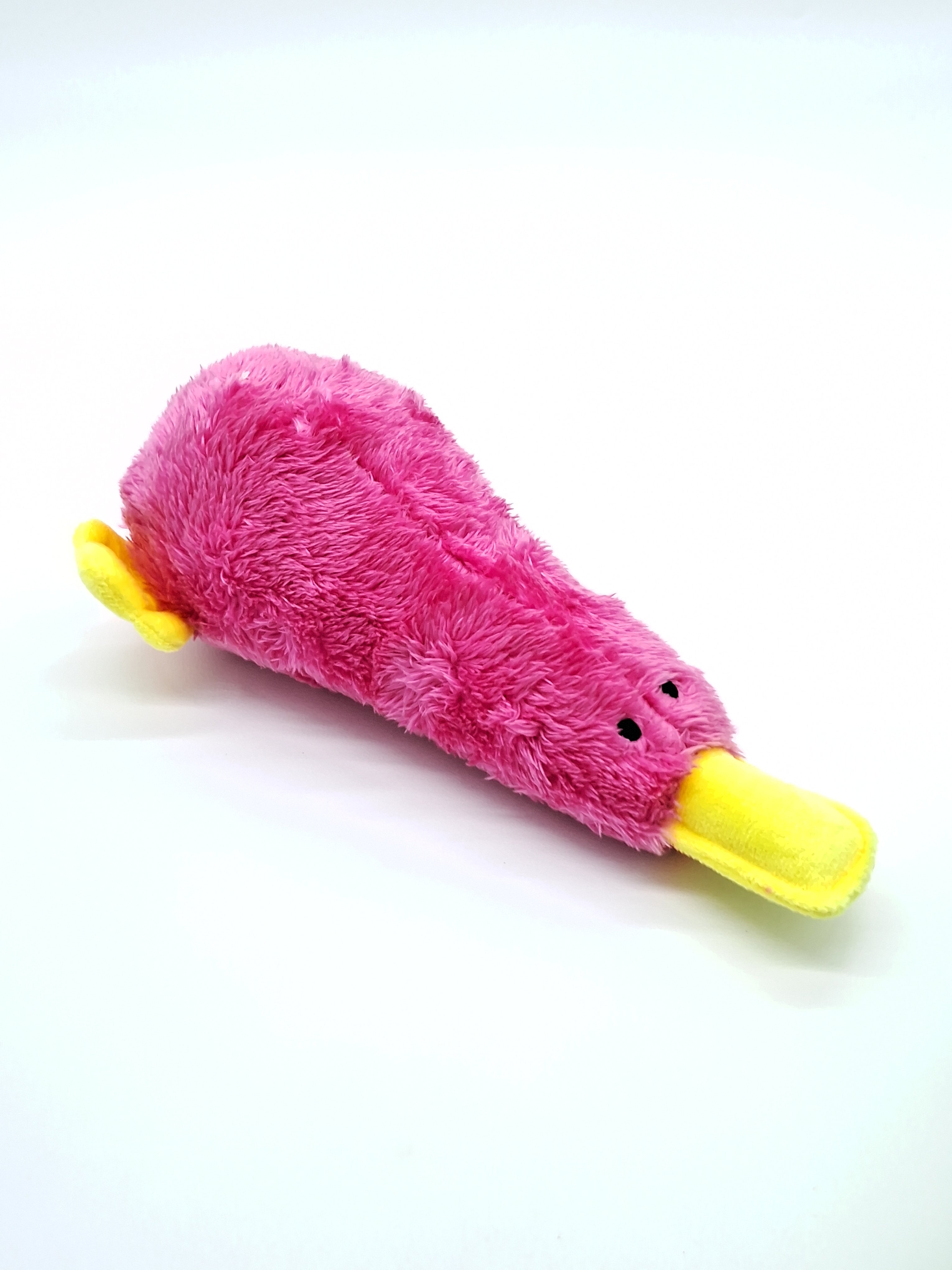 Platz the Platypus soft plush squeaky pet toy, a cuddly stuffed animal for dogs and cats — view 3