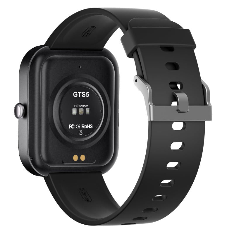 Senior smartwatch fitness tracker with large 2-inch HD digital touchscreen display and adjustable sports wristband. — view 2