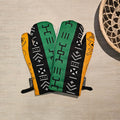 Set of 2 Oven Gloves | 100% African Print Fabric-0