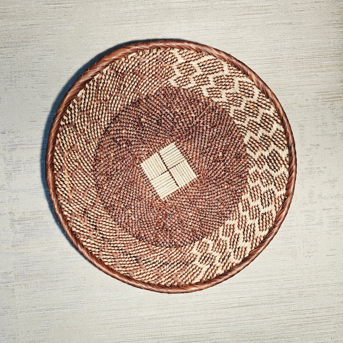 Set of 3 Handmade African Wall Baskets | Zimbabwe Baskets | Boho Wall Decor | 3B-1