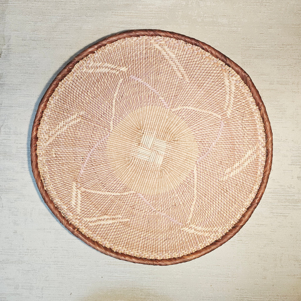 Set of 3 Handmade African Wall Baskets | Zimbabwe Baskets | Boho Wall Decor | 3A-3