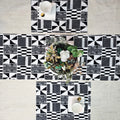 Table Runner and Set of 4 Placemats | 100% Cotton African Print Fabric-0