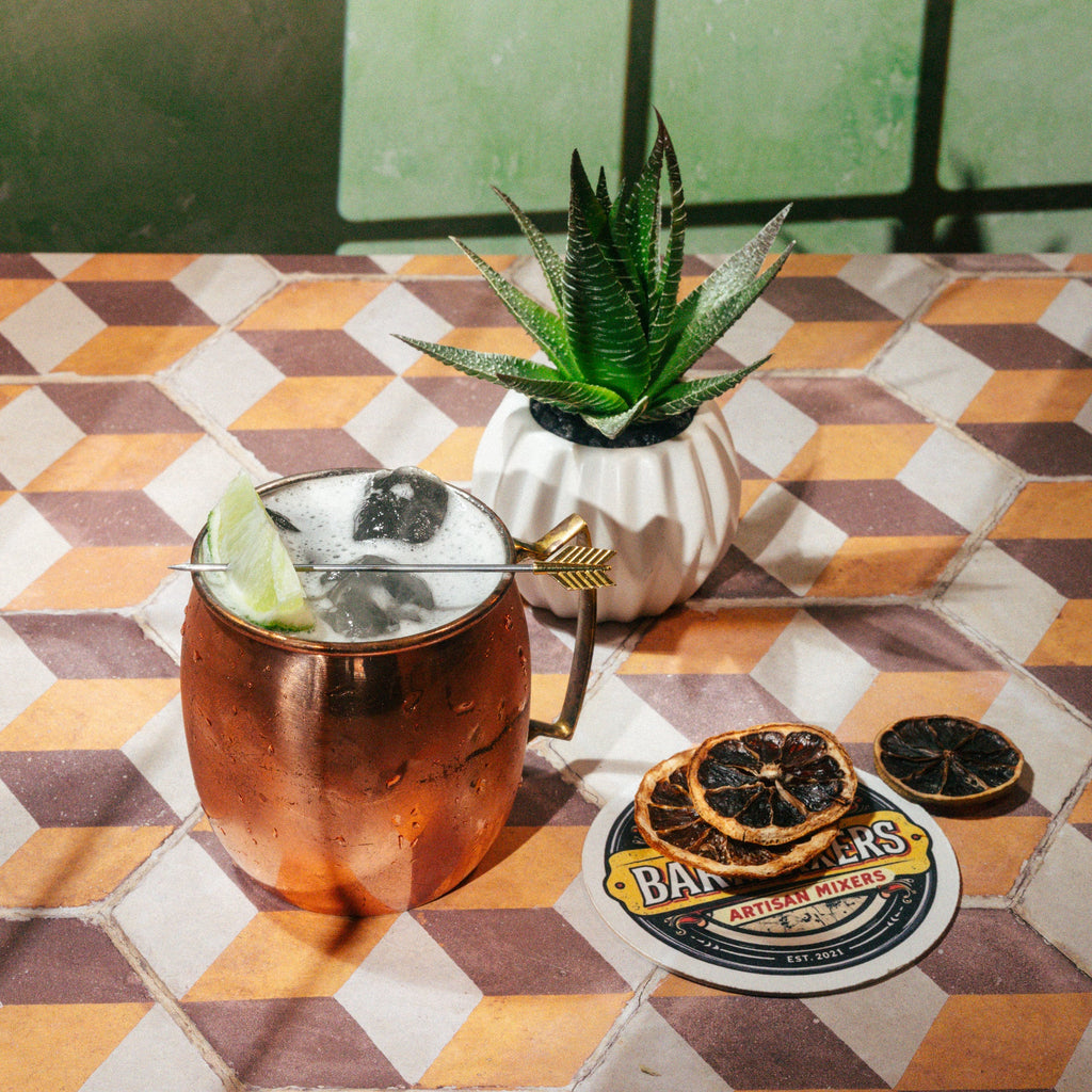 750ml bottle of spicy honey ginger jalapeño Moscow Mule premium cocktail mixer — view 4