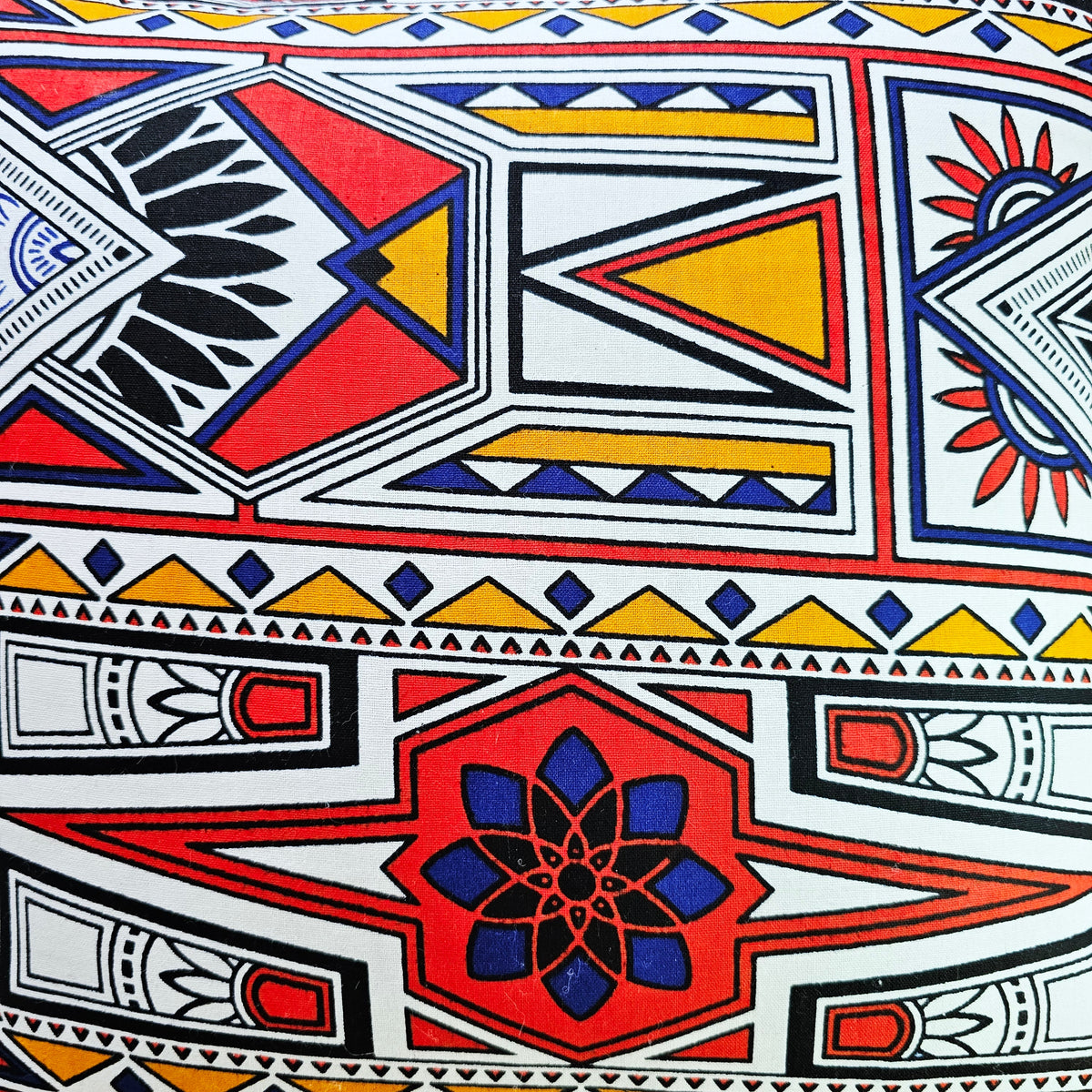 Set of 2 | 4 Cushion Covers |40x40cm | 100% Cotton Wax Ankara Fabric-4