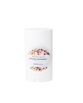 Organic sandalwood deodorant for women in a 2.65 oz oval twist-up barrel with natural ingredients