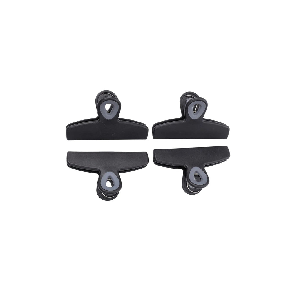 4-Piece Bag Clip Set, Black-0