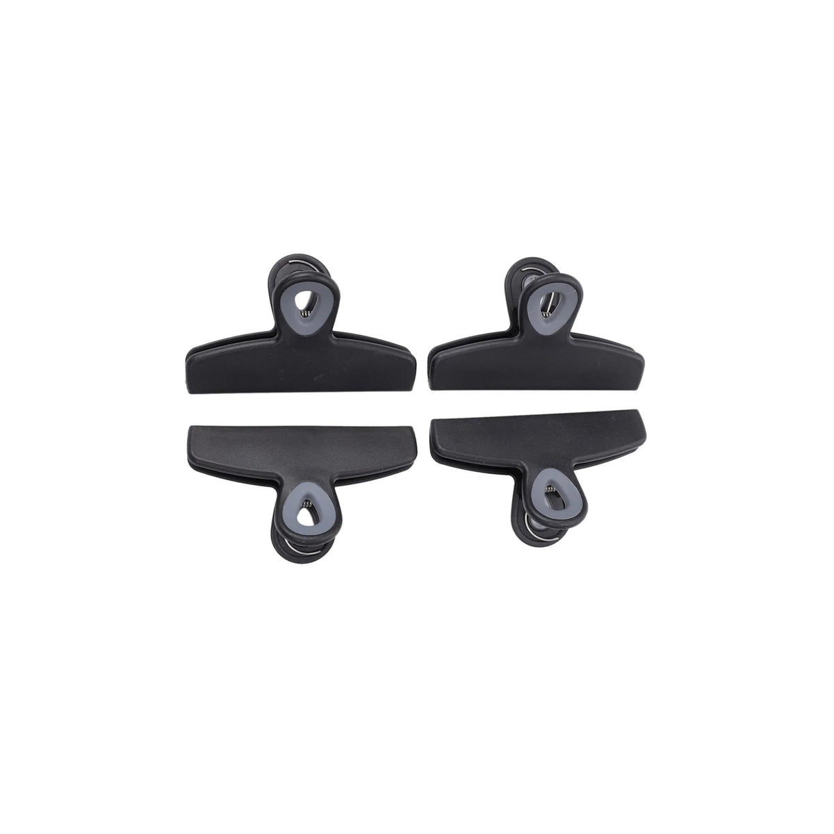 4-Piece Bag Clip Set, Black-0