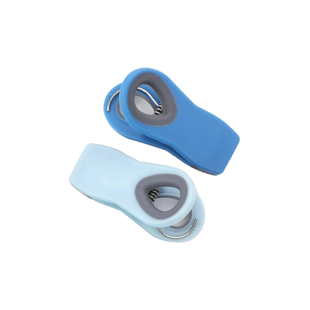 10-Piece Magnetic Bag Clip Set, Multi Blue-1