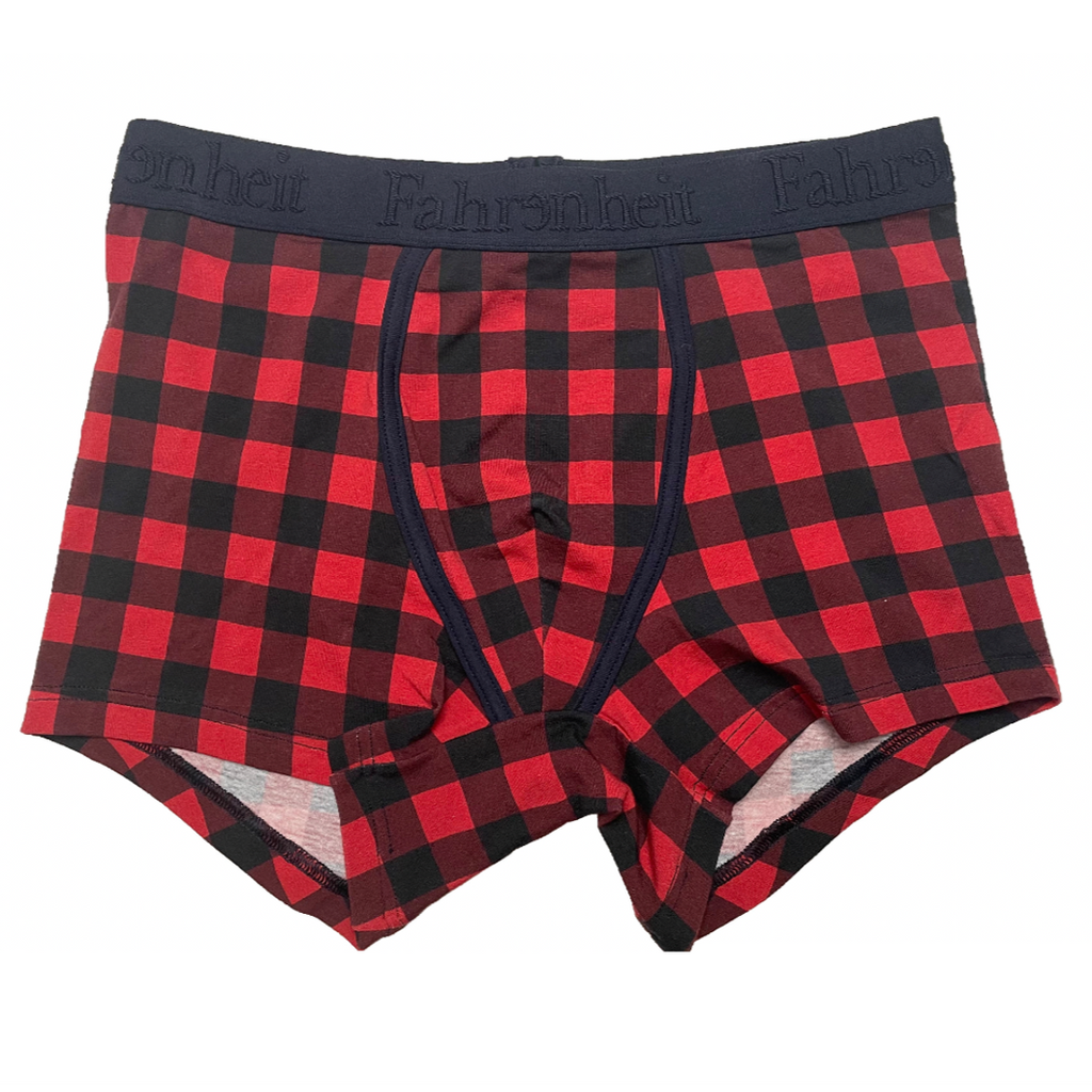 Men's premium cotton trunk underwear bundle featuring a smooth waistband with a raised logo design — view 4