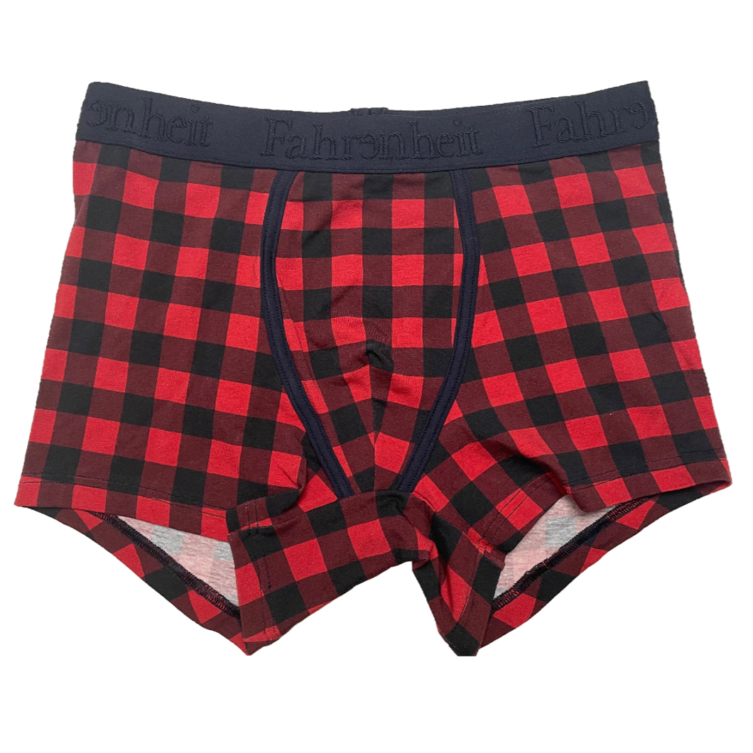 Men's premium cotton trunk underwear bundle featuring a smooth waistband with a raised logo design — view 4