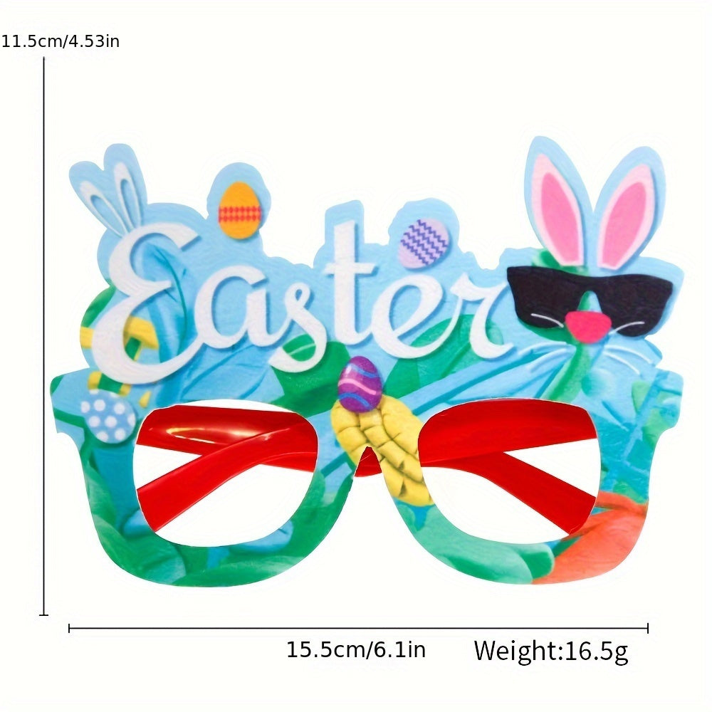 Easter party eyeglasses set in assorted colors featuring plastic rabbit, egg, and chick novelty frames — view 5