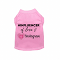 INFLUENCER ruffled sleeveless dog outfit in poly-cotton blend with charming bottom ruffle and double stitched seams