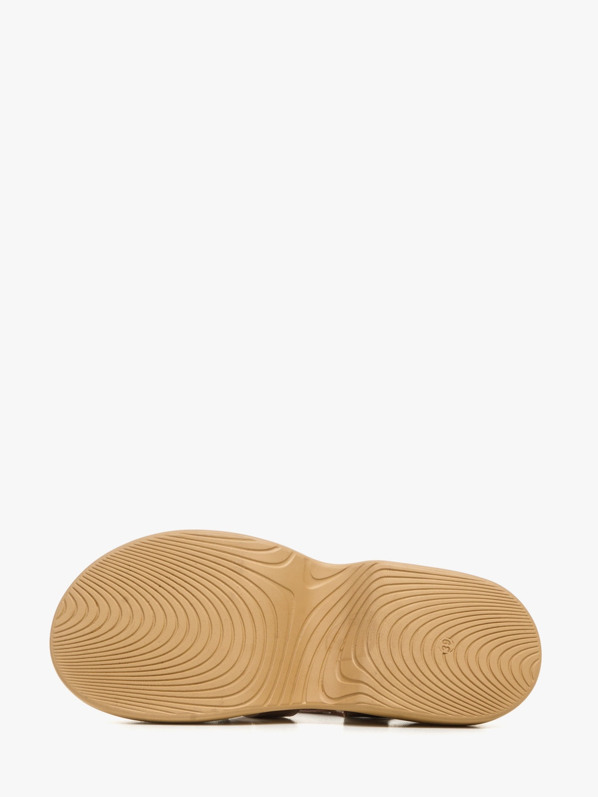 Beige genuine leather women's sandals with a durable synthetic sole by L'ARTE MILANO — view 4