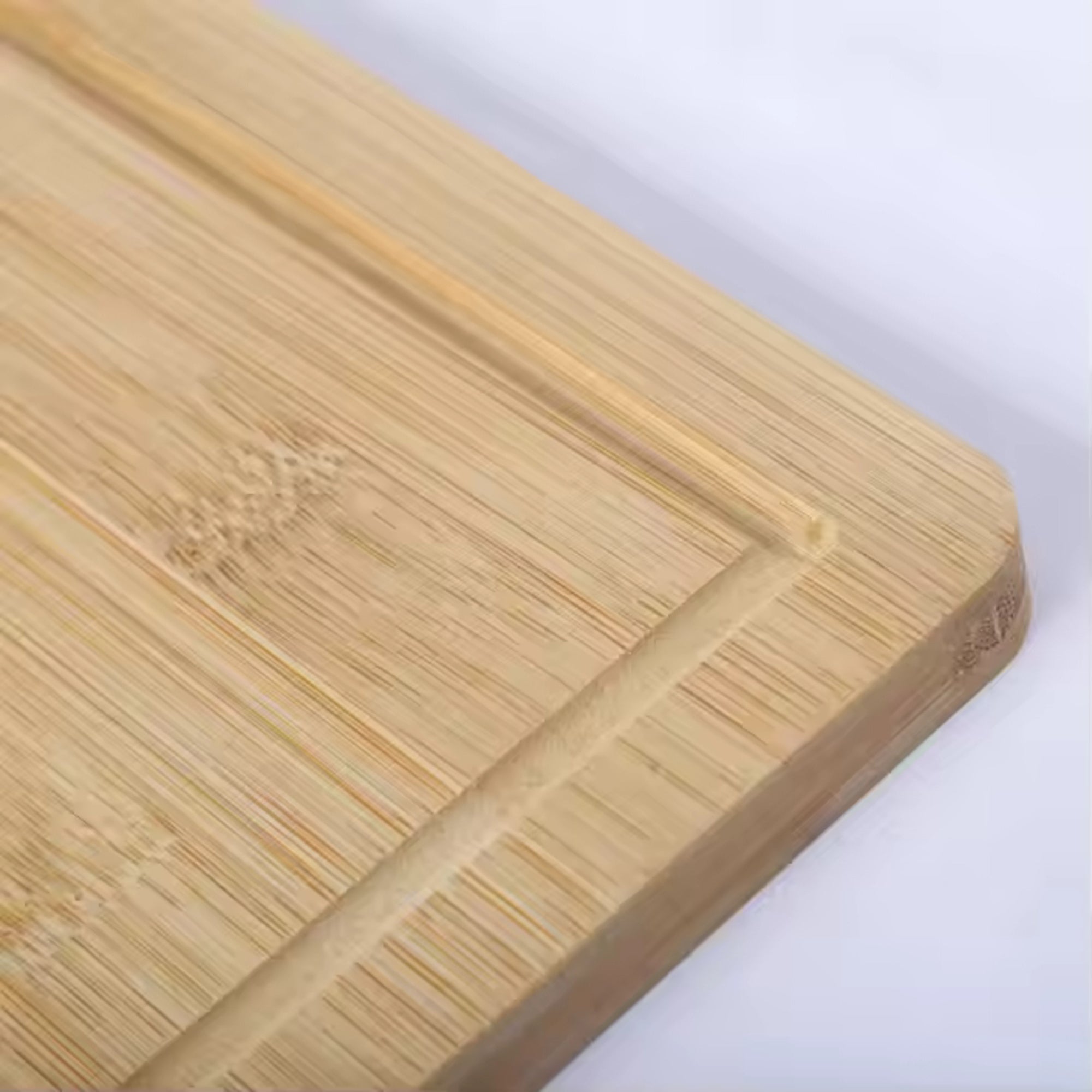 Three piece natural bamboo and acacia wood cutting board set in large medium and compact sizes — view 4