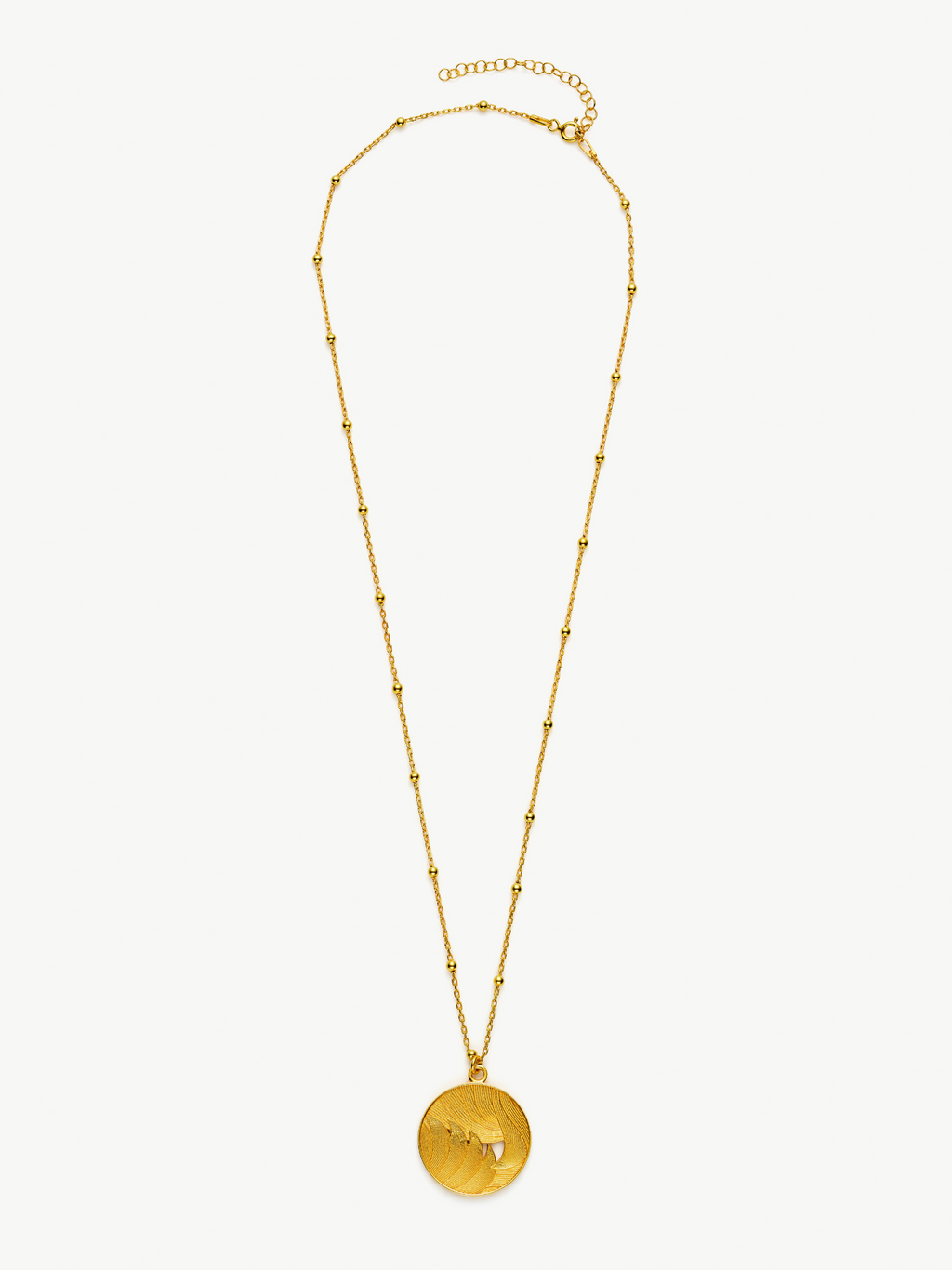 Gold Vermeil Medallion Necklace – Day | No More Nobody-3