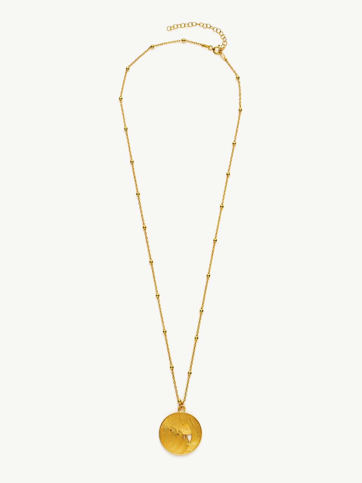 Gold Vermeil Medallion Necklace – Day | No More Nobody-3