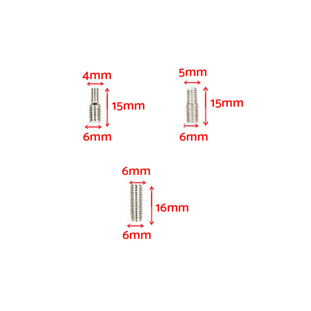 11-inch black rubber universal flexible car antenna mast with three installation screws — view 4