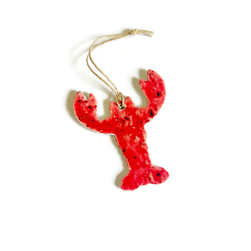 Red Lobster Ornament Handmade-0