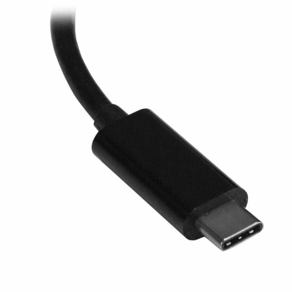 Black USB-C to DisplayPort adapter cable for laptops and monitors, high-quality professional tech accessory. — view 2