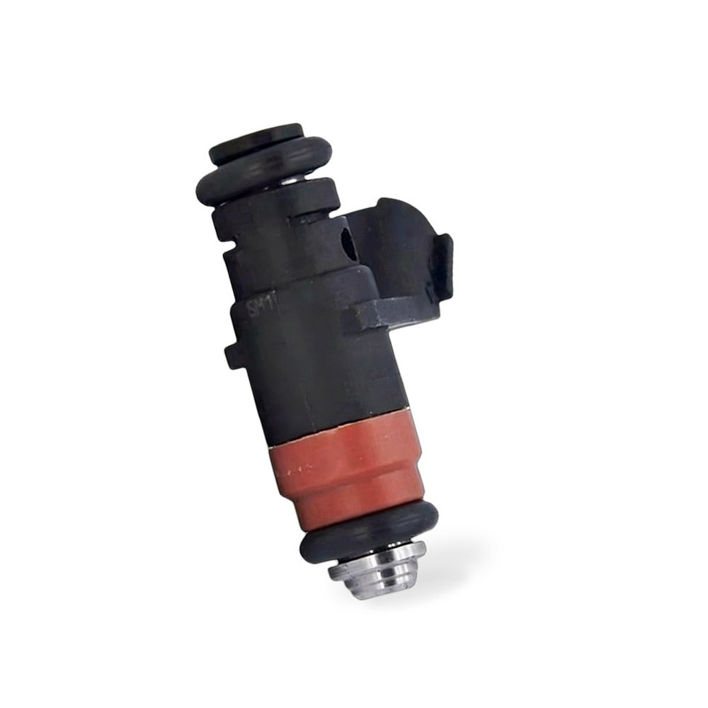 Automotive fuel injector replacement part in metal and plastic for precise engine compartment fuel delivery — view 3
