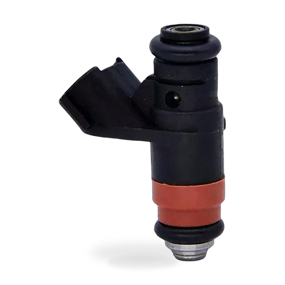 Automotive fuel injector replacement part in metal and plastic for precise engine compartment fuel delivery — view 4