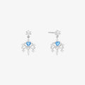 Blue chandelier earrings-1