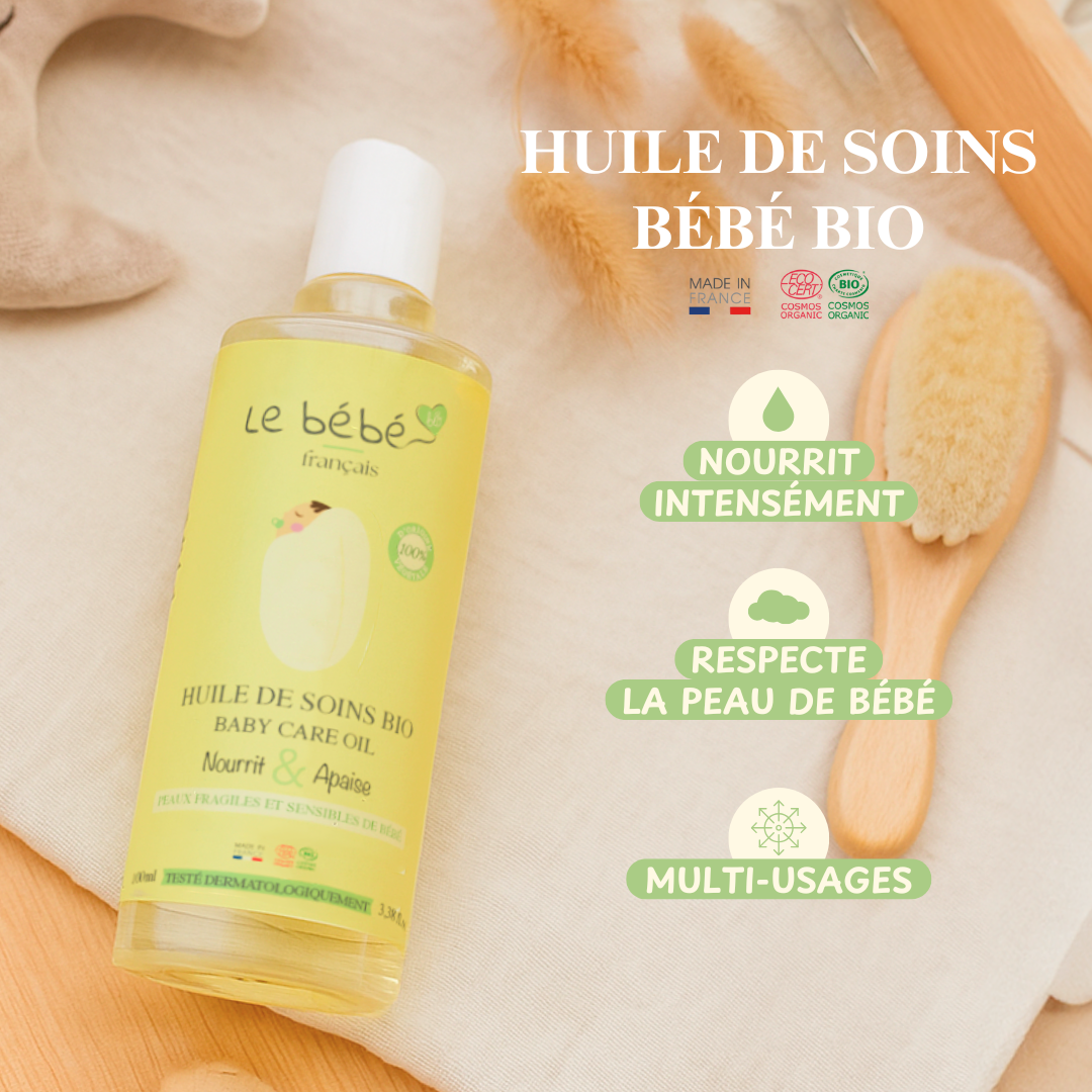 Huile de soins bébé bio-1