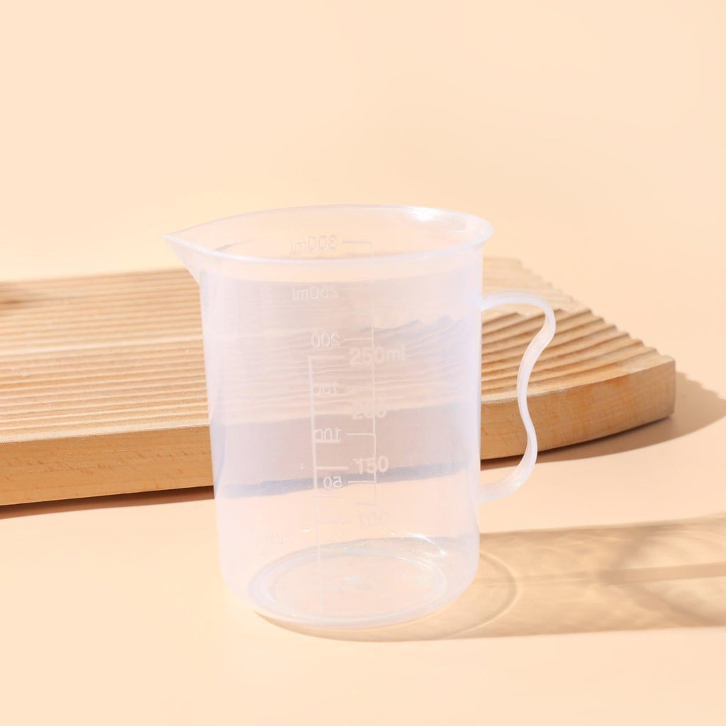 Clear 300ml measuring cup with graduation marks for precise kitchen baking and crafting — view 2