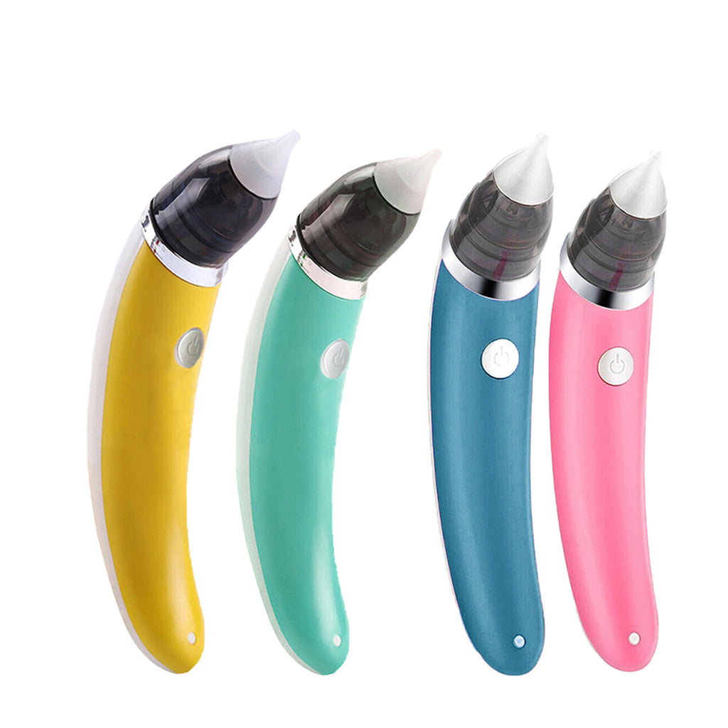 Electric baby nasal aspirator with soft silicone nozzle and USB charging cable for infant care — view 2