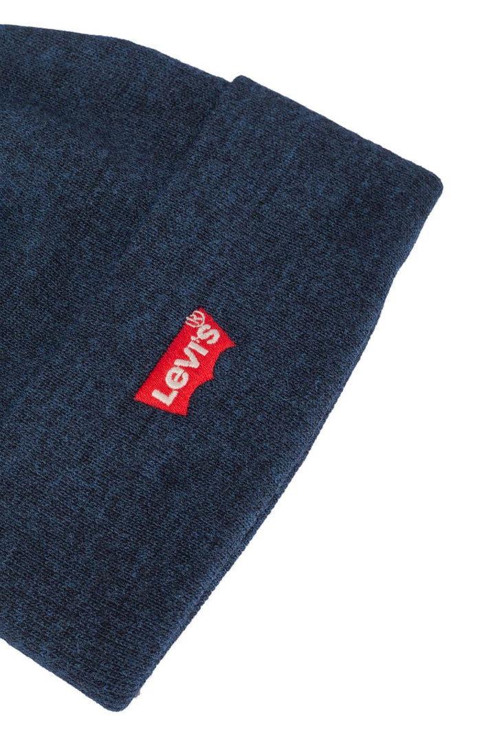 LEVI'S - Men's beanie with small Batwing logo  - Size One size