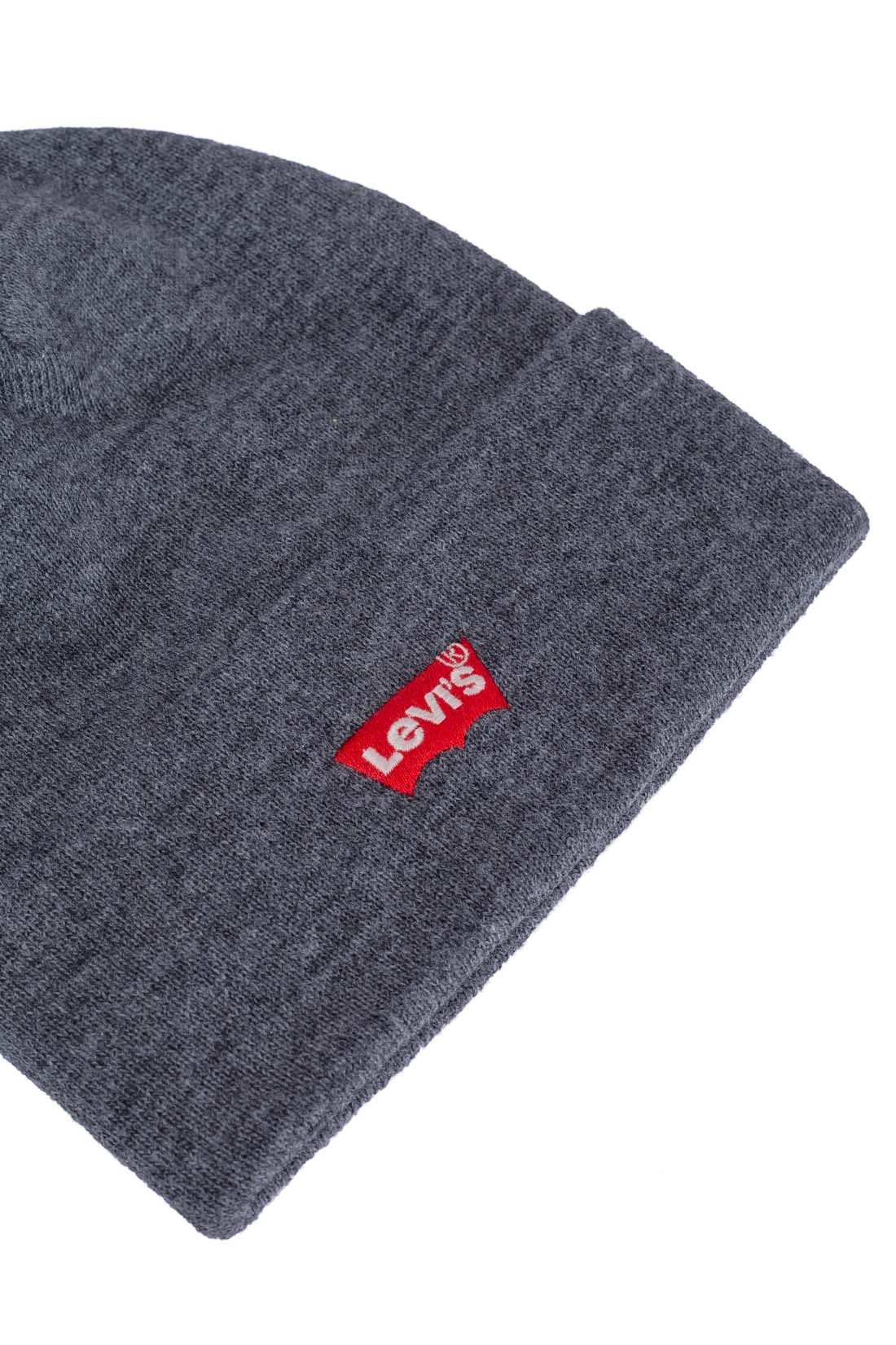 LEVI'S - Men's beanie with small Batwing logo  - Size One size