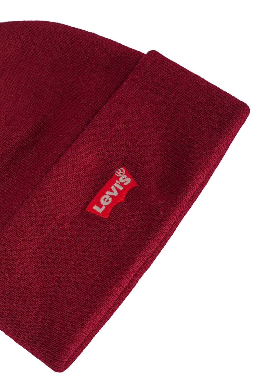LEVI'S - Men's beanie with small Batwing logo  - Size One size