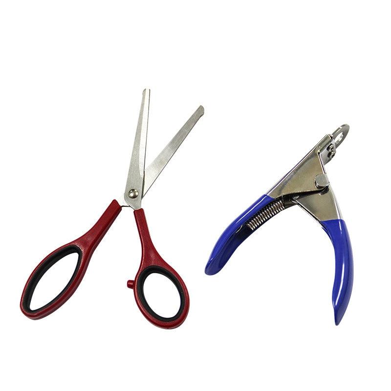 The Royal Pet Spa Kit featuring stainless steel grooming tools and soft PU brush for dogs — view 3