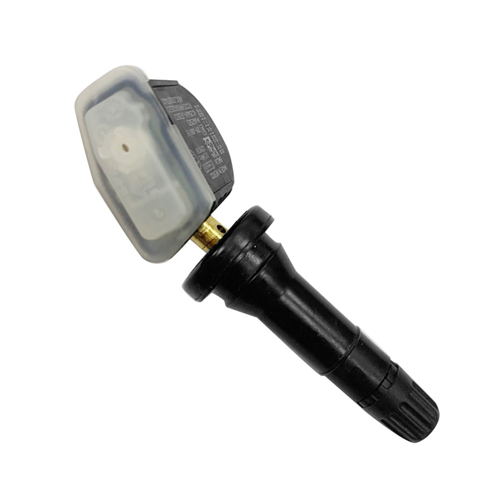 Tyre pressure monitoring sensor for Ford vehicles, black and metallic construction auto replacement part — view 3