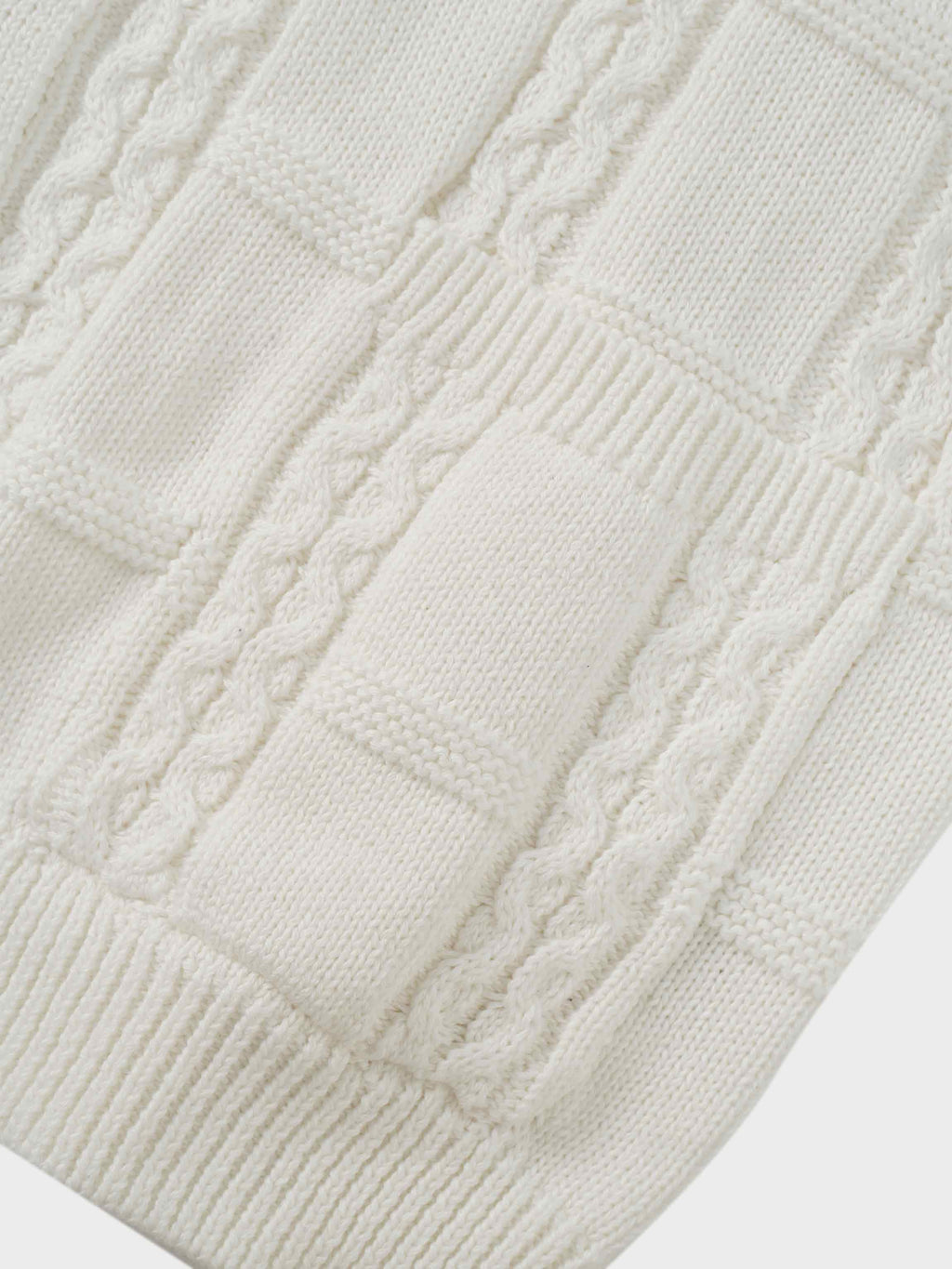 Cable Design Cardigan-Ivory-4